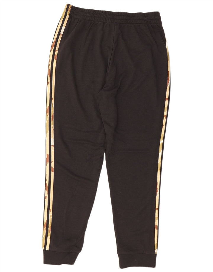 ADIDAS Hombre Chándal Pantalones Joggers Grande Negro Camuflaje Algodón