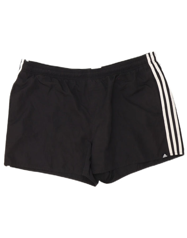 Adidas Pantalones cortos deportivos para hombre 2XL Poliéster negro