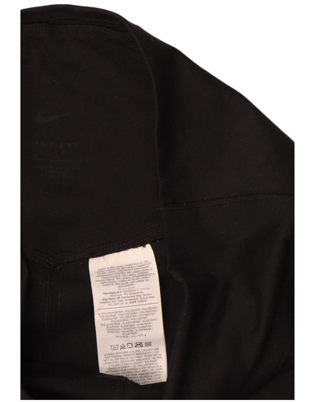 Nike Leggings para mujer UK 44 Mediano Negro Poliéster