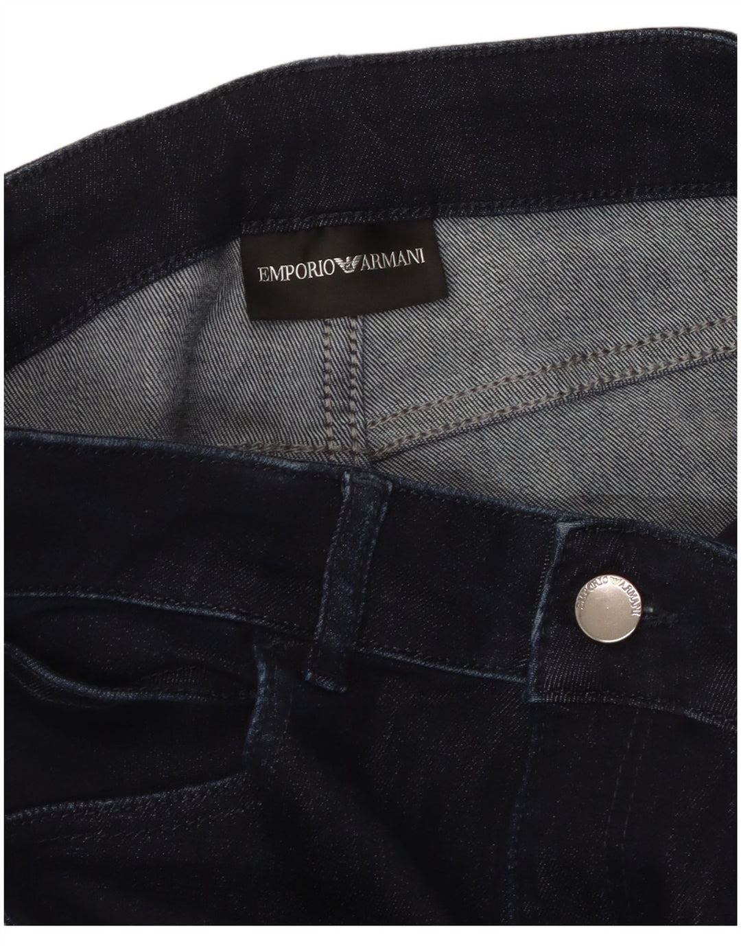 Vaqueros Acampanados Mujer Emporio Armani W30 L32 Azul Marino
