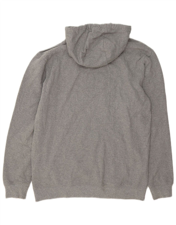 Vans Hombre Sudadera Con Capucha Gráfica Jersey Grande Gris Algodón