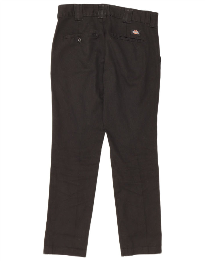 DICKIES Pantalón chino slim fit para hombre W30 L30 Poliéster negro