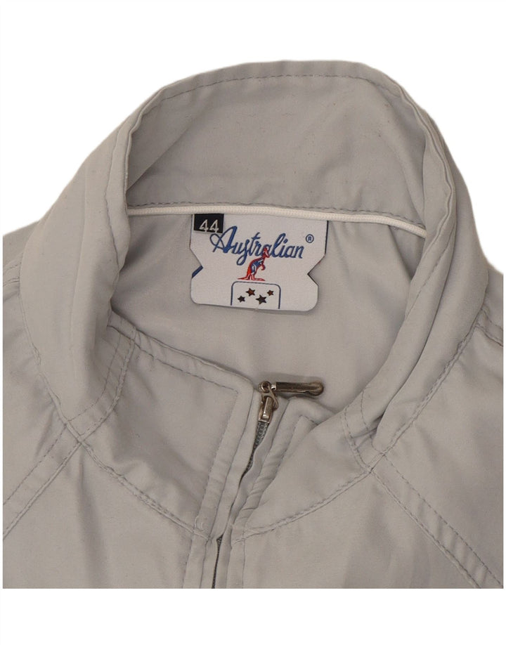 AUSTRALIAN L'ALPINA Womens Tracksuit Top Jacket IT 44 Medium Grey