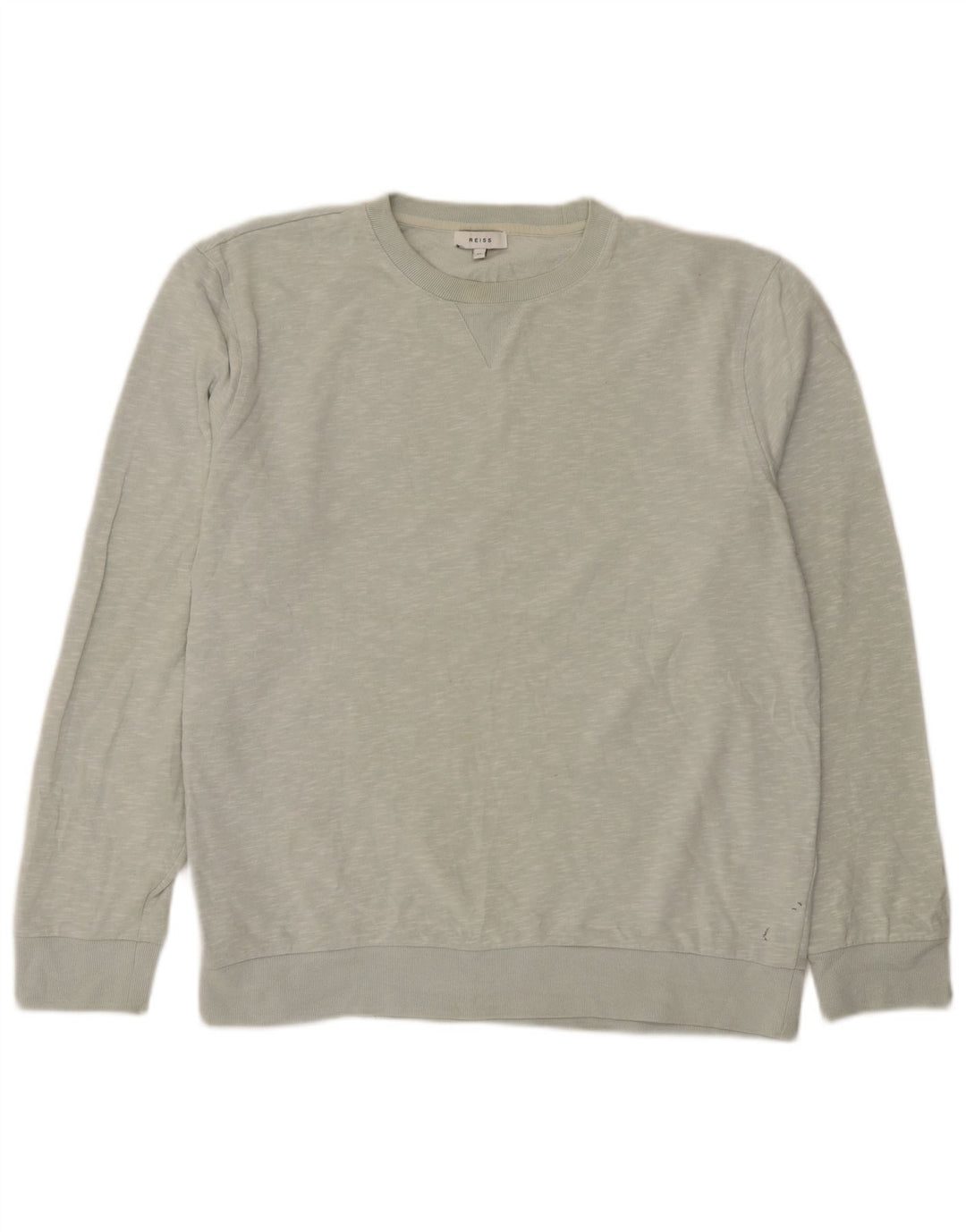 Sudadera Reiss Hombre Jumper XL Algodón Moteado Gris