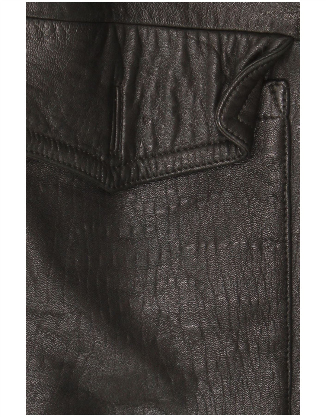 Henry Cottons Chaqueta de cuero extragrande para mujer IT 42 Cuero negro mediano