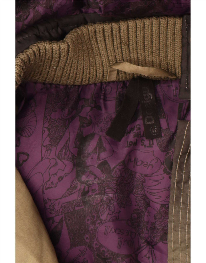 Desigual Mujer Chaqueta Acolchada Extragrande Con Gráfico EU 46 XL Multicolor