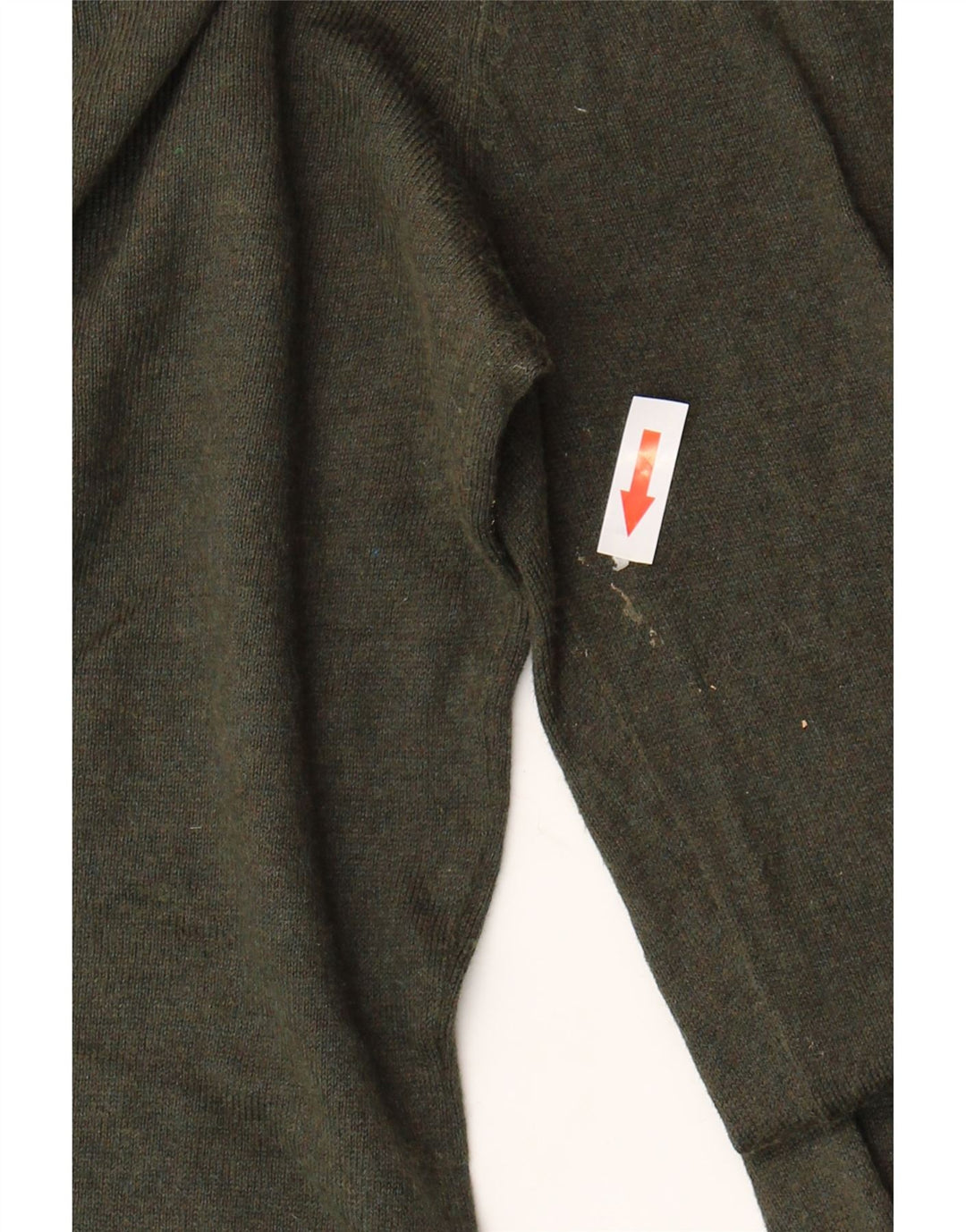 Massimo Dutti Jersey con Cuello en V para Mujer UK 42 Verde Medio