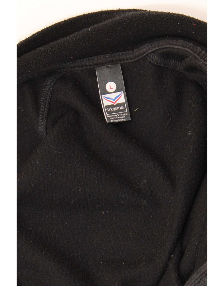 Trigema Chaqueta polar para mujer UK 46 Grande Poliéster negro