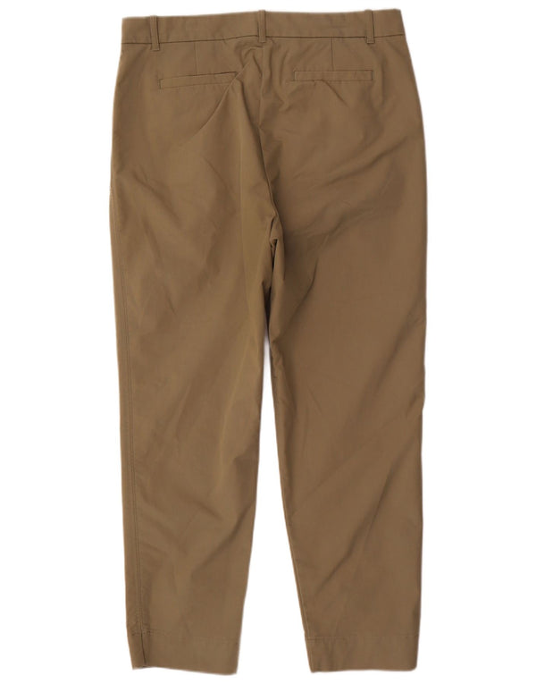 Marks & Spencer Pantalones Chinos Slim para Mujer UK 40 Large W32 L28 Algodón Caqui