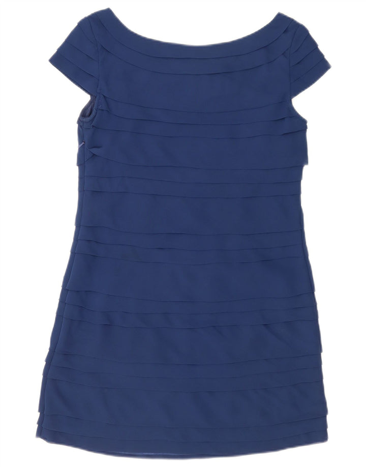 French Connection Vestido tubo para mujer UK 40 Pequeño Poliéster azul