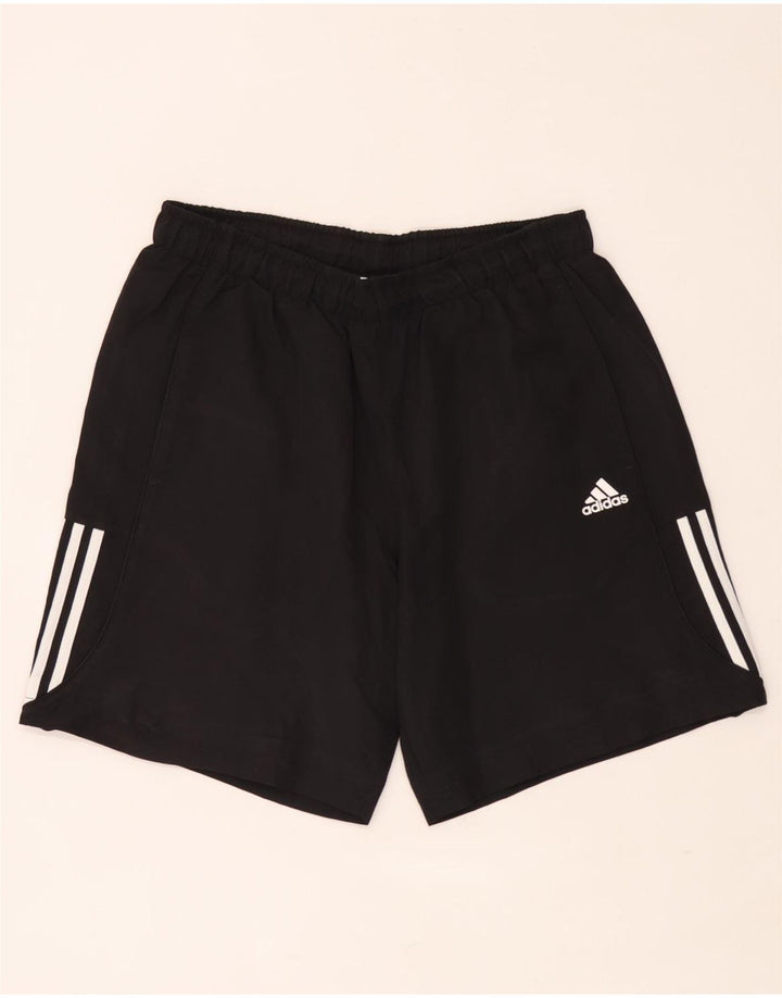 Adidas Mens Climalite Sport Shorts Grande Negro Poliéster