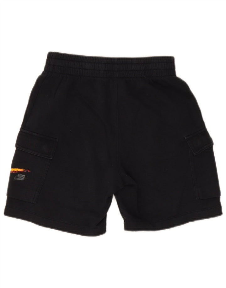 NIKE Pantalones cortos deportivos para niños 10-11 años Mediano Negro Algodón