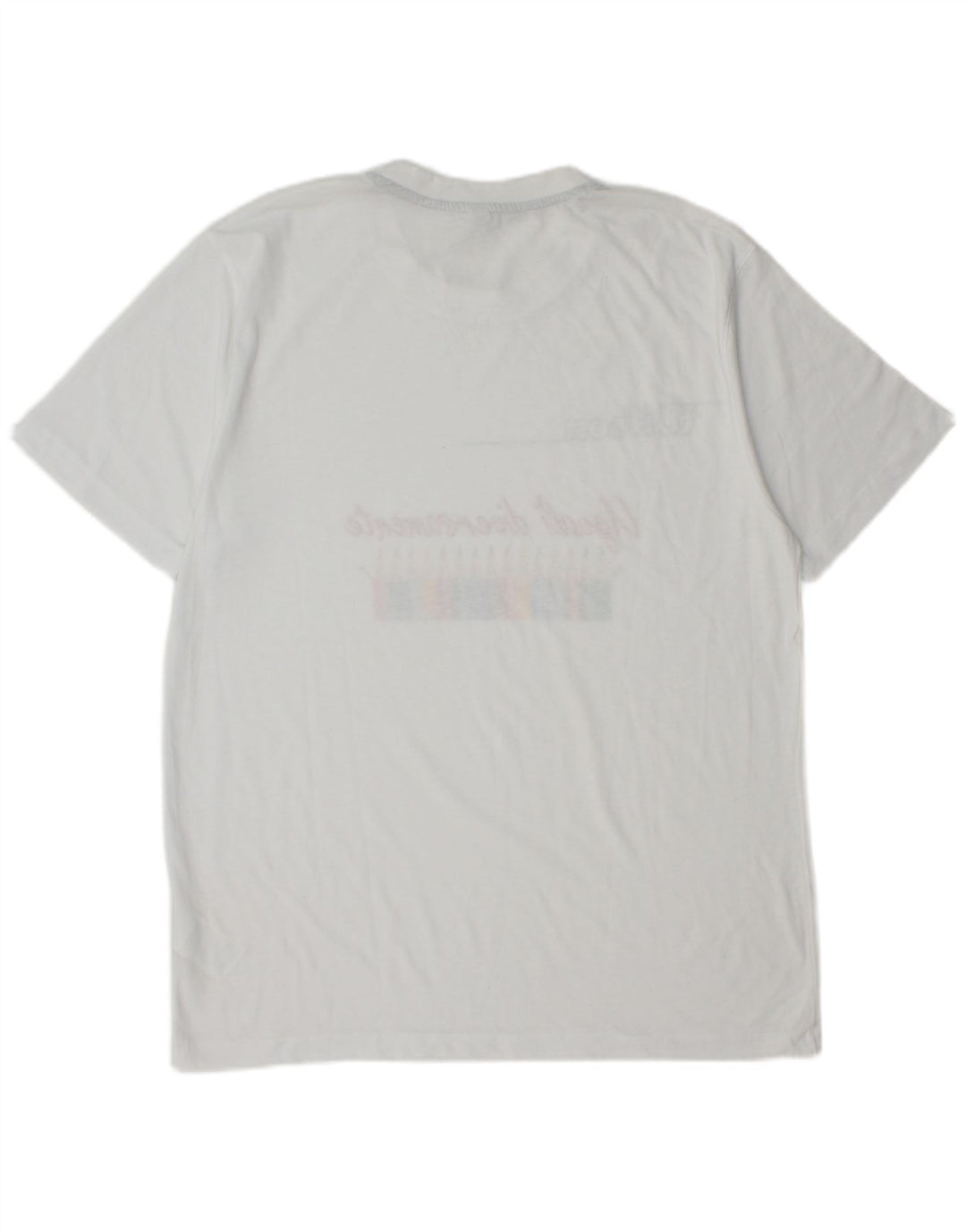 Wilson - Camiseta gráfica para hombre, talla grande, poliéster blanco