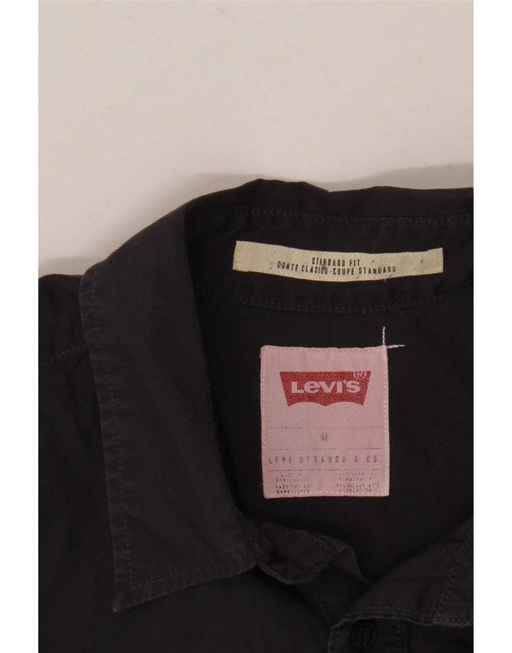 Levi's Camisa de corte estándar para hombre Azul marino mediano