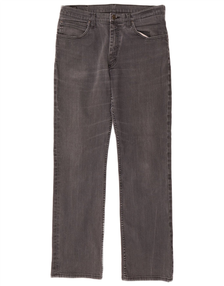 Vaqueros rectos Brooklyn para hombre Lee W34 L34 Algodón gris