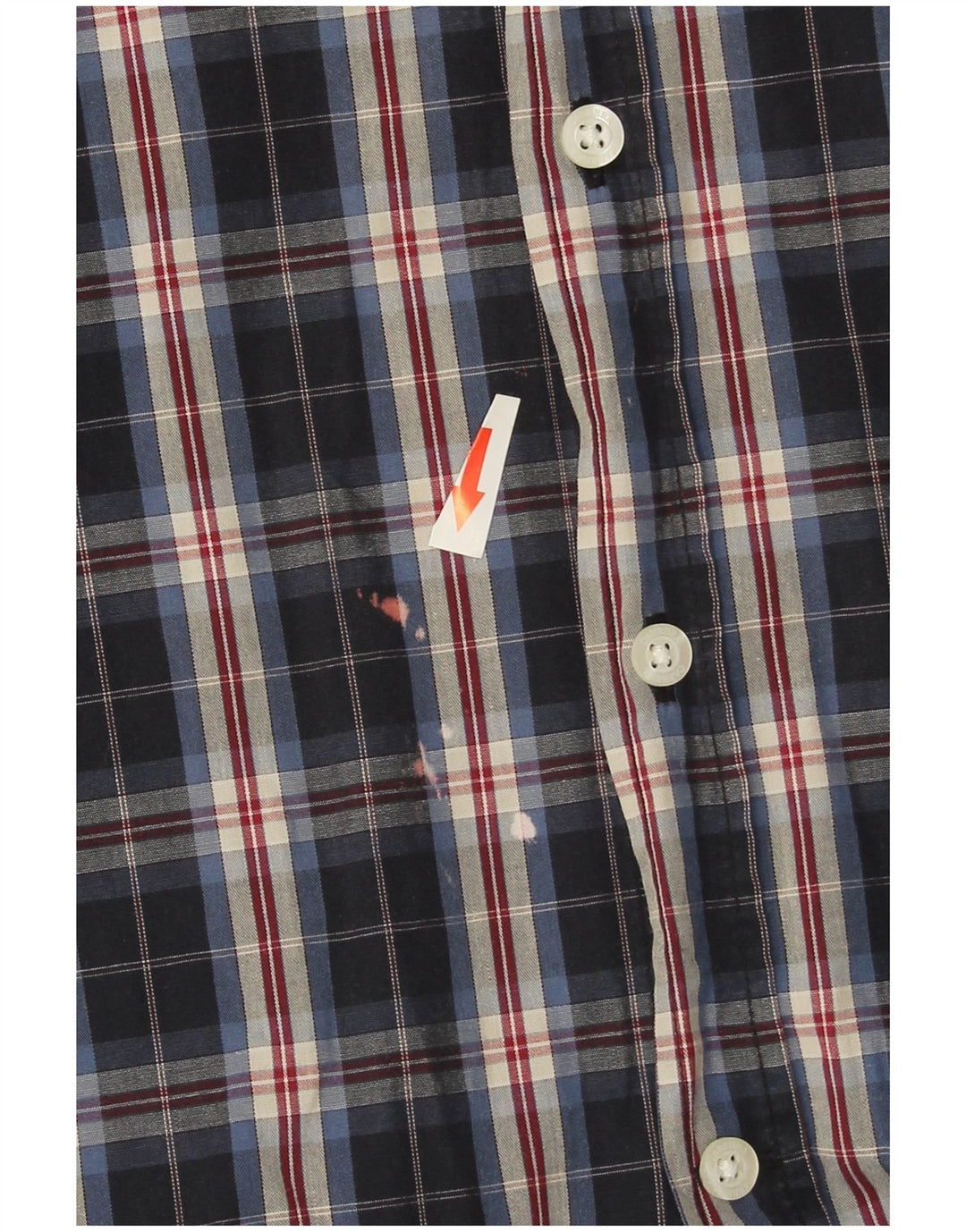 Camisa Carrera Hombre 2XL Azul Marino Cuadros