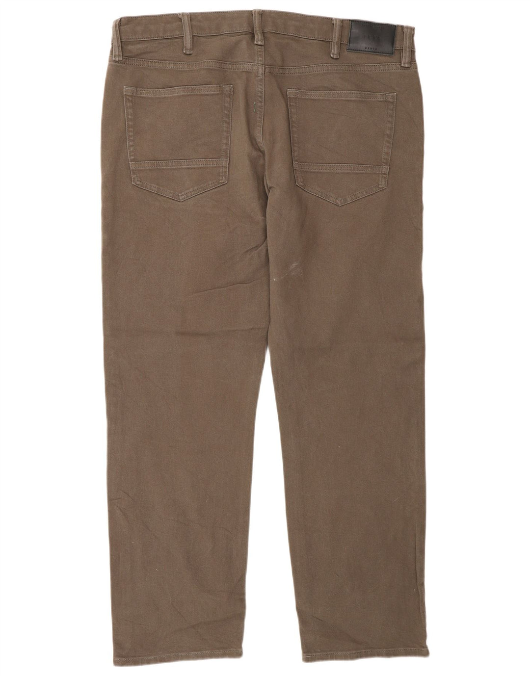 Marks & Spencer Vaqueros rectos para hombre W36 L29 Algodón marrón