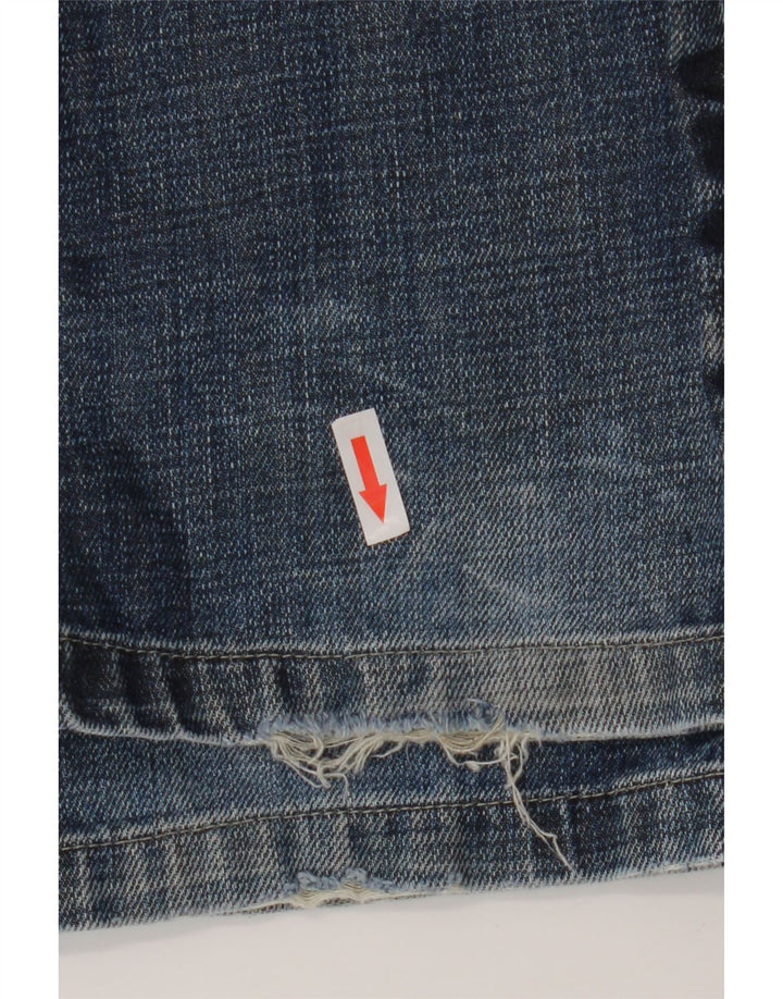 Springfield Jeans Rectos Gráfico Hombre W28 L30 Algodón Azul