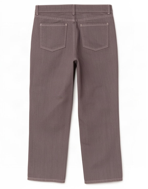 Marks & Spencer Vaqueros recortados autógrafos para mujer UK 46 Large W32 L23 Gris