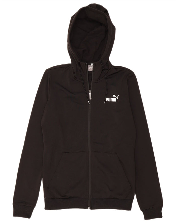 PUMA Sudadera con capucha y cremallera para hombre XS Poliéster negro