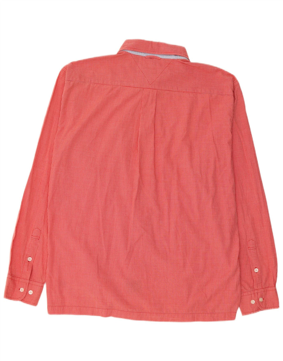 Tommy Hilfiger Camisa para hombre XL Algodón a cuadros rojo