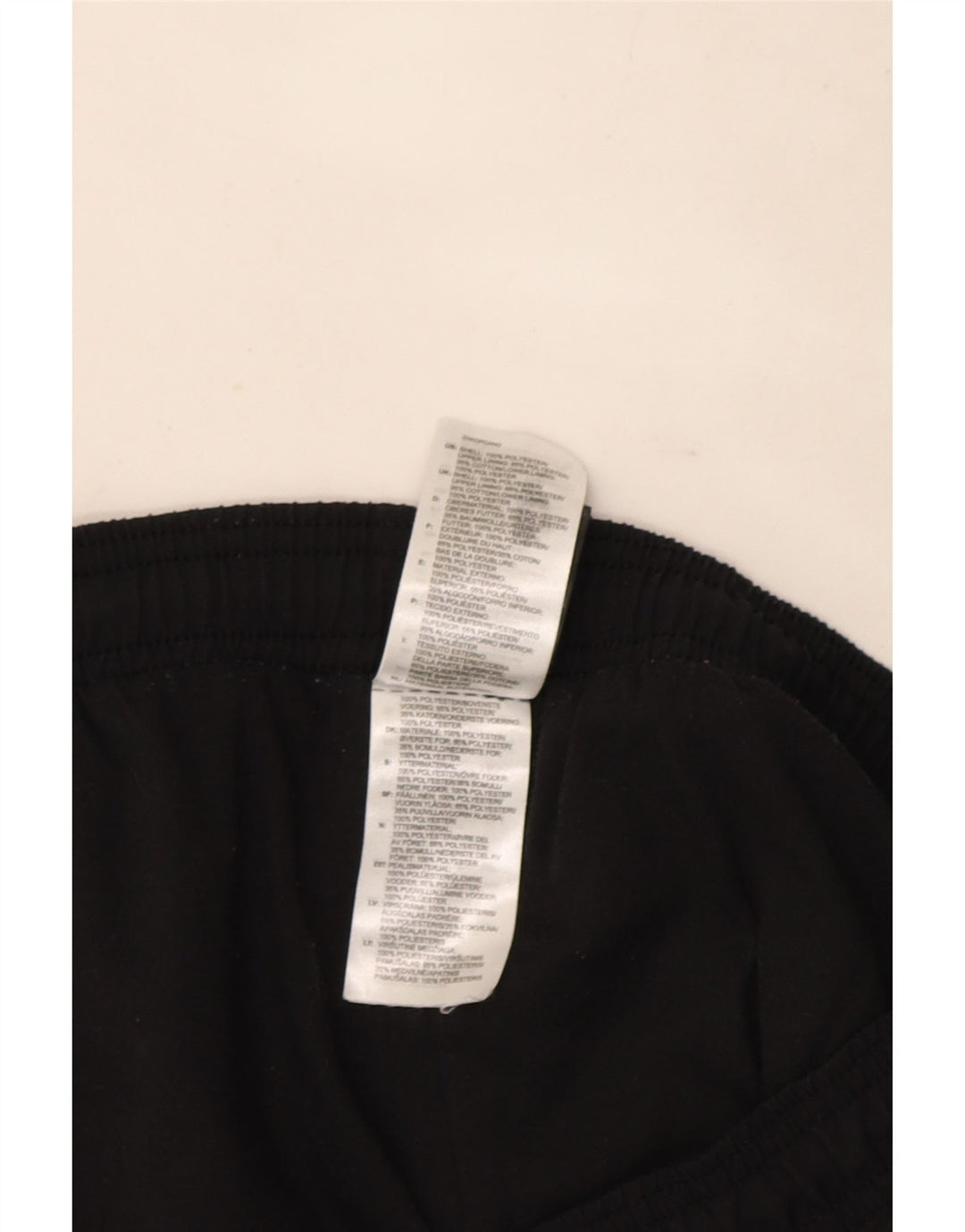 Adidas Hombre Pantalones De Chándal Joggers Grande Negro Poliéster