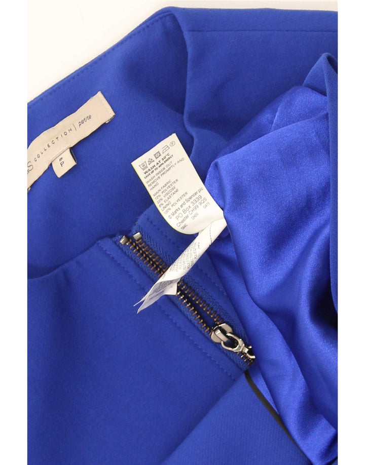 Marks & Spencer Abrigo para mujer UK 8 Small Viscosa azul