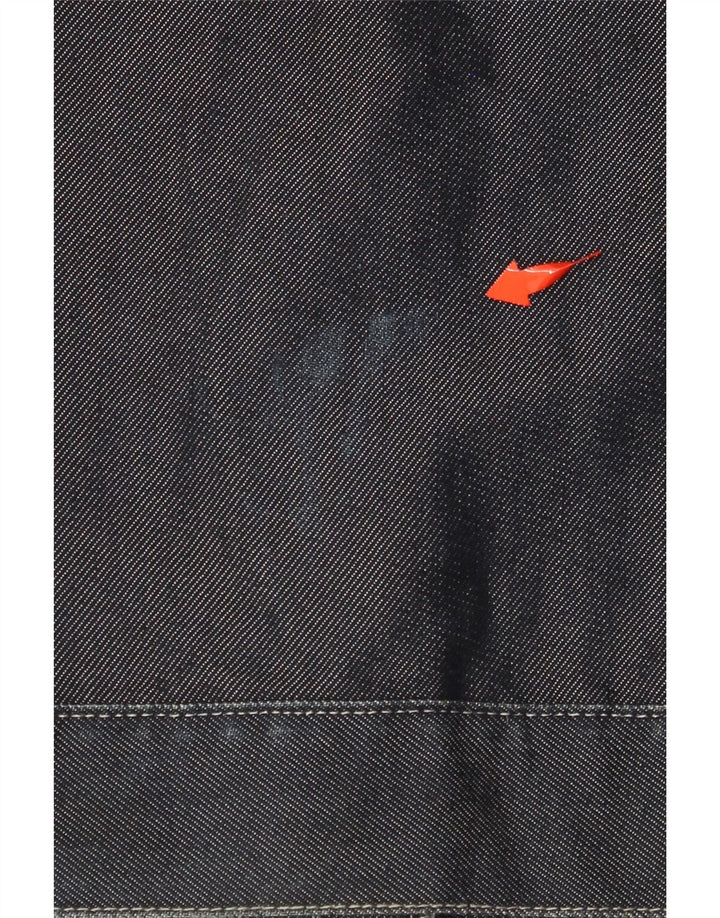 TED BAKER Chaqueta vaquera corta para mujer talla 2 pequeña algodón gris