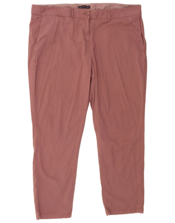 Marks & Spencer Womens Skinny Chino Trousers UK 22 3XL W42 L29 Purple