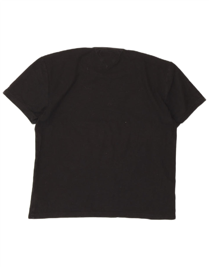 TOMMY HILFIGER Camiseta Mujer UK 40 XL Algodón Negro