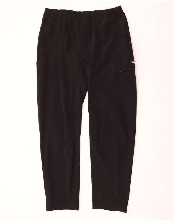 Pantalón Cargo Recto Patagonia Hombre Medium W32 L32 Nylon Negro