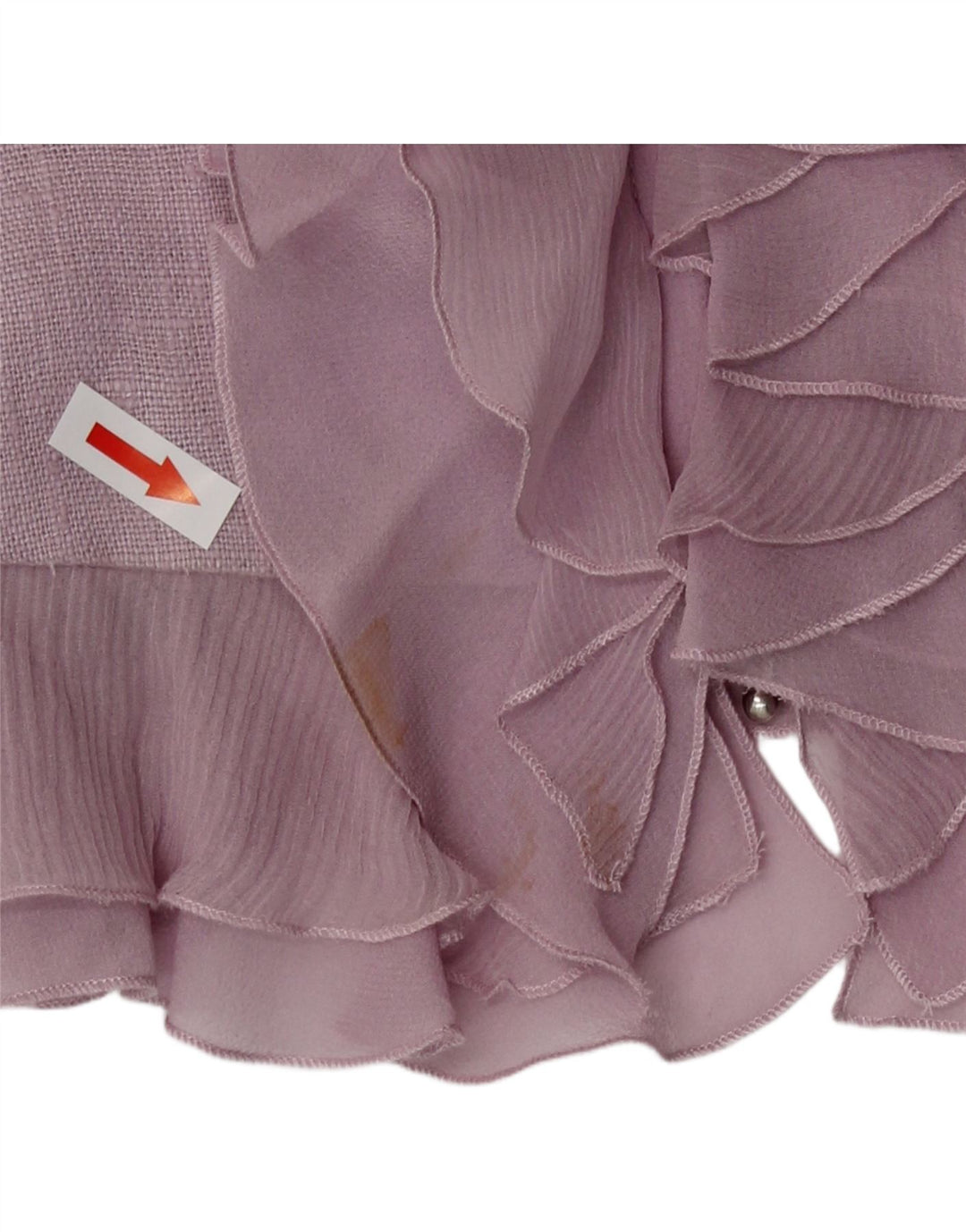 Luisa Spagnoli Chaqueta Bolero para Mujer IT 42 Lino Mediano Púrpura