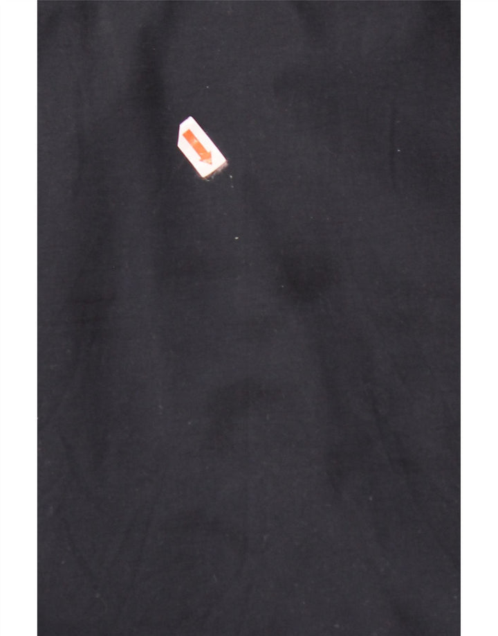 VINTAGE Chaqueta cortavientos para hombre Reino Unido 44 2XL Algodón azul marino