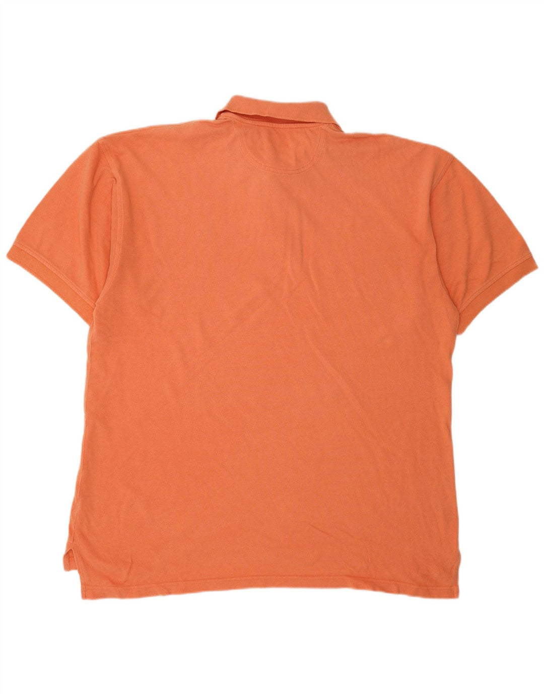 IZOD Polo para hombre grande de algodón naranja