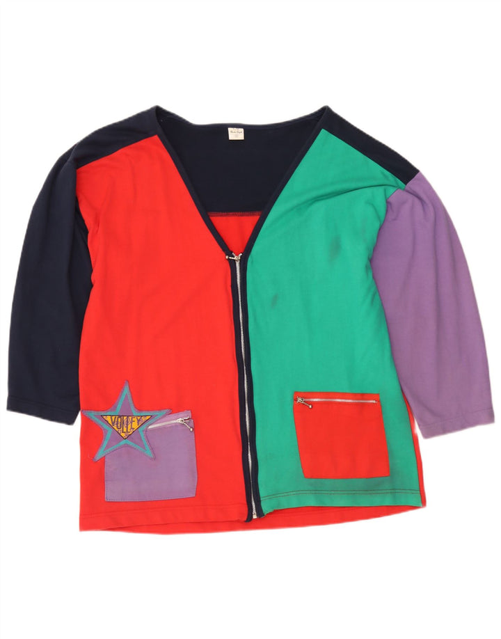 Charles Vogele Cárdigan gráfico para mujer UK 10 Small Multicolor