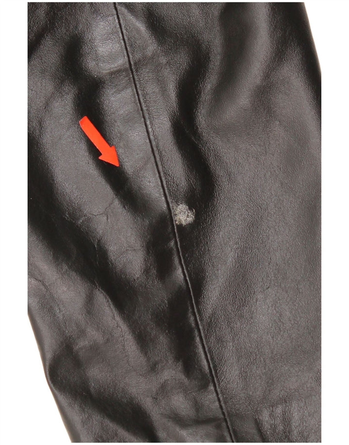 Mitici Anni Chaqueta de cuero para hombre UK 38 Cuero negro mediano