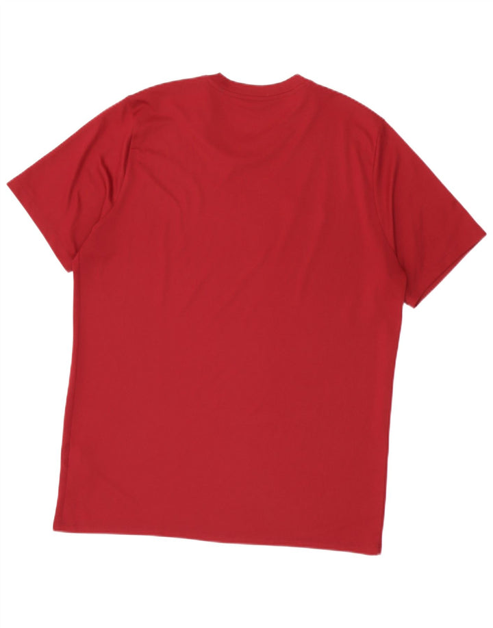 Camiseta Nike Dri Fit para hombre Top XL Poliéster burdeos