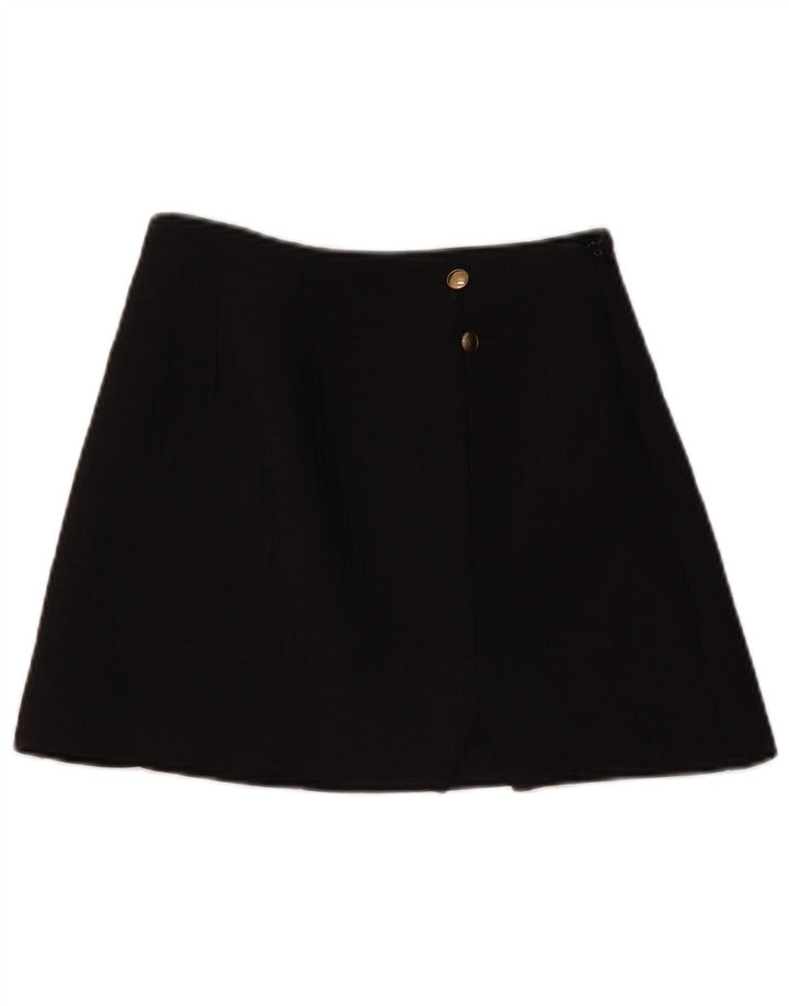 ZARA Mujer Minifalda XS W25 Negro