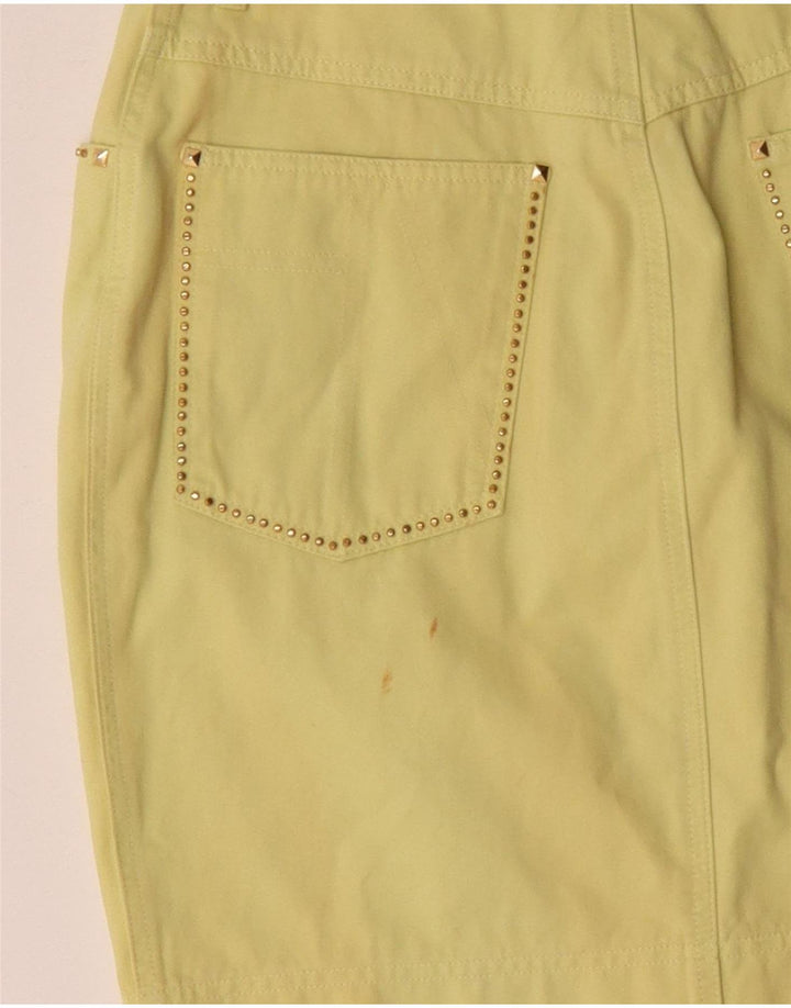Minifalda Laurel para mujer EU 38 Mediana W28 Algodón amarillo