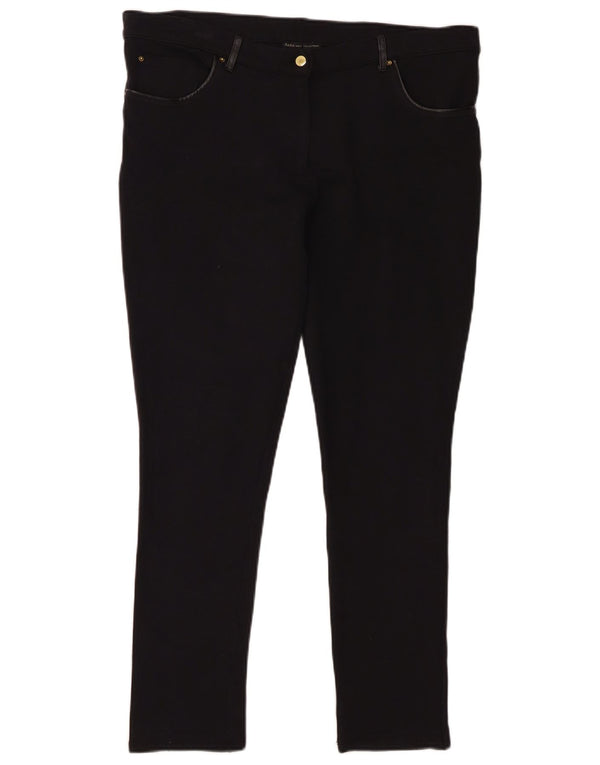 Zara Mujer Pantalón Casual Pitillo Grande W30 L27 Negro