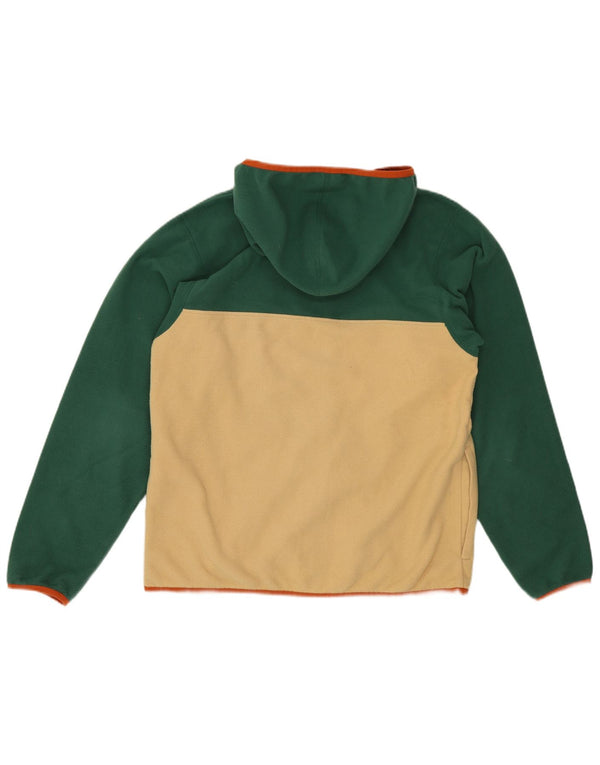 Patagonia Chaqueta polar con capucha para niño 13-14 años XL Verde Colorblock