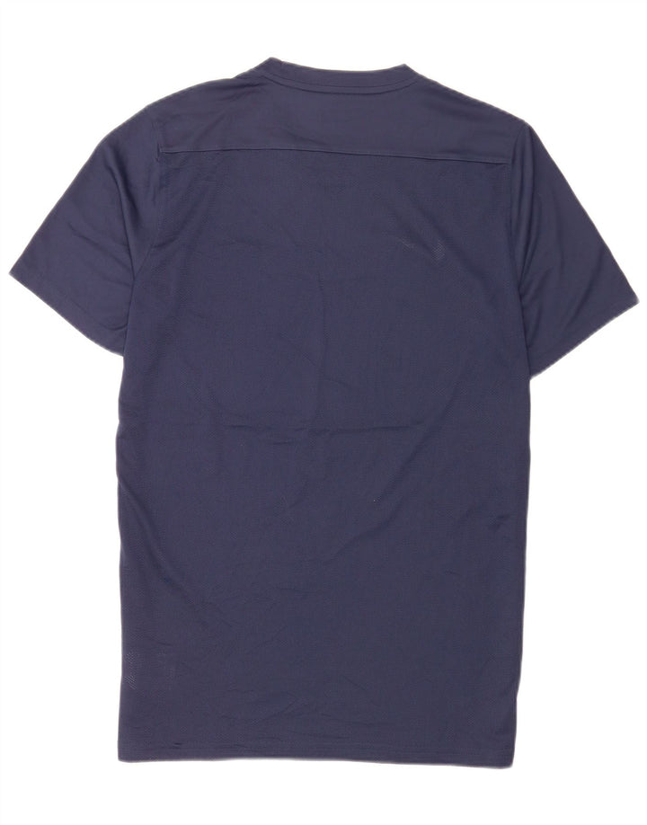 Camiseta Nike Dri Fit para hombre, talla grande, poliéster azul marino