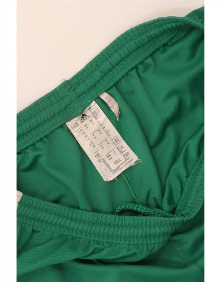 Pantalones cortos deportivos Adidas Climalite para hombre Poliéster verde medio