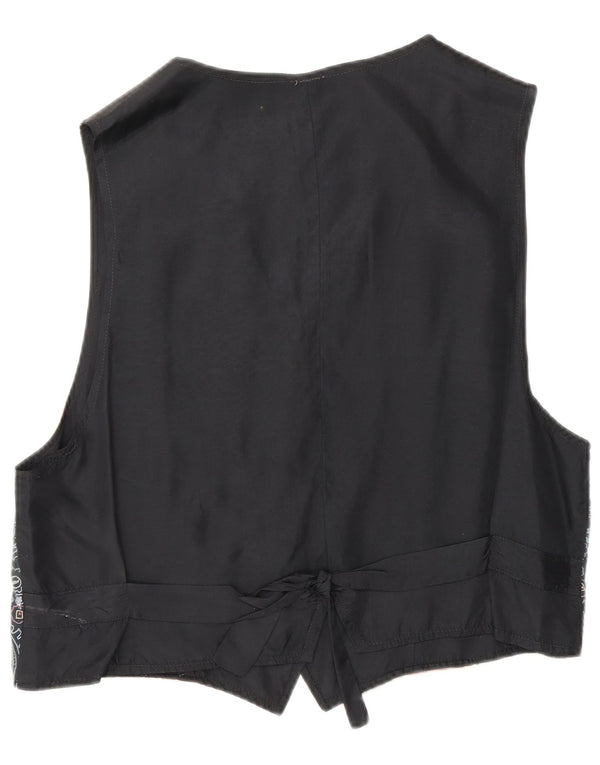 Chaleco vintage para mujer IT 46 Grande multicolor floral