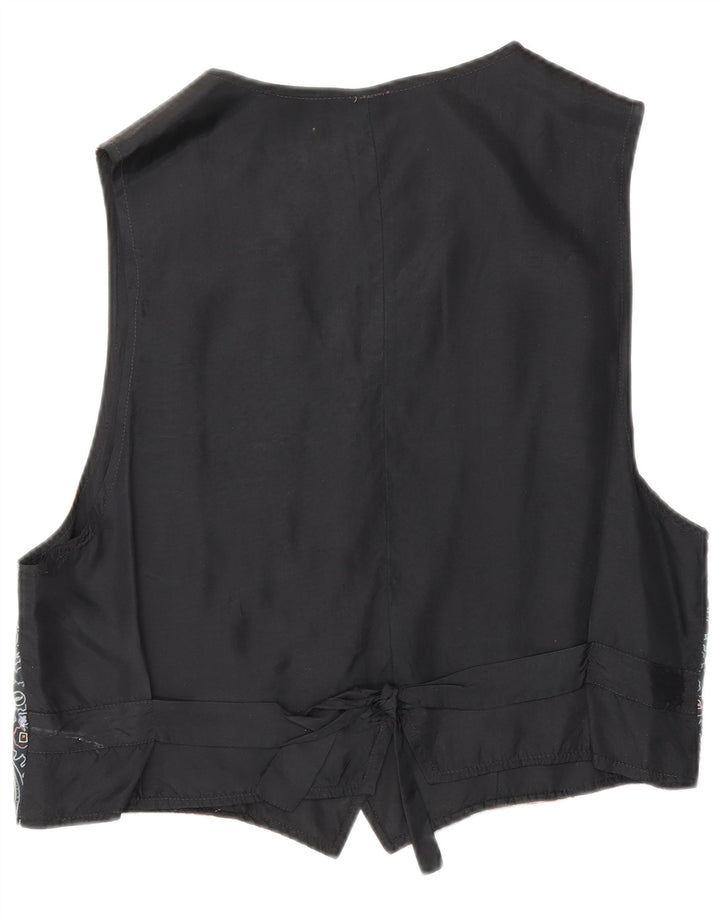 Chaleco vintage para mujer IT 46 Grande multicolor floral