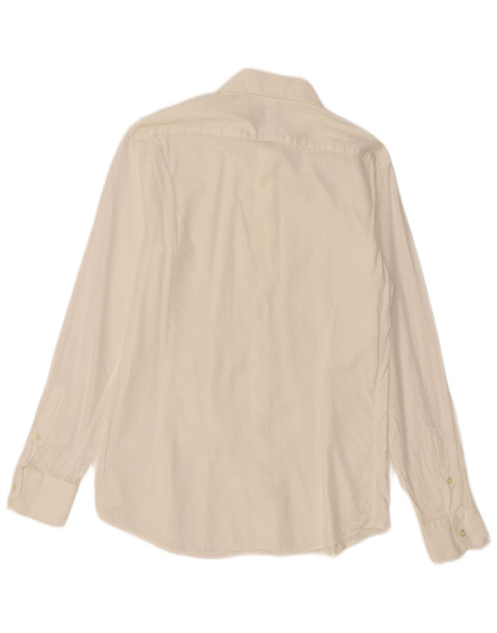 Camisa Massimo Dutti Hombre Talla 39 Mediana Blanca