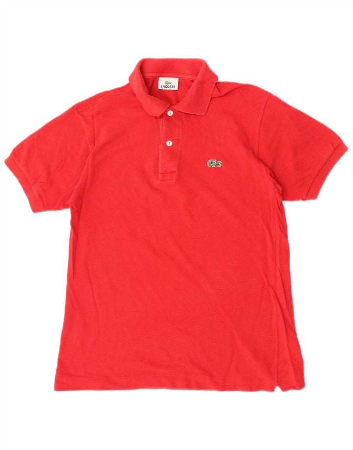 Polo Lacoste para hombre talla 2 XS algodón rojo