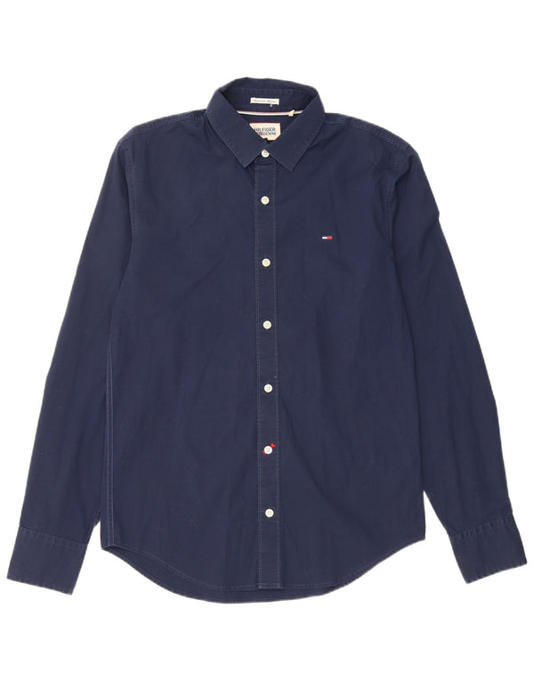 Camisa TOMMY HILFIGER Hombre Medium Azul Marino Algodón
