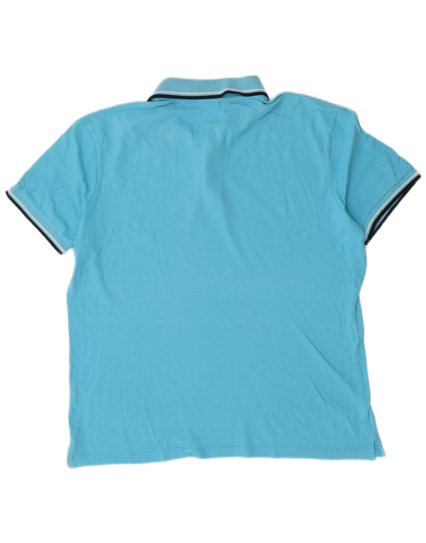 Diadora Polo Hombre XL Algodón Azul