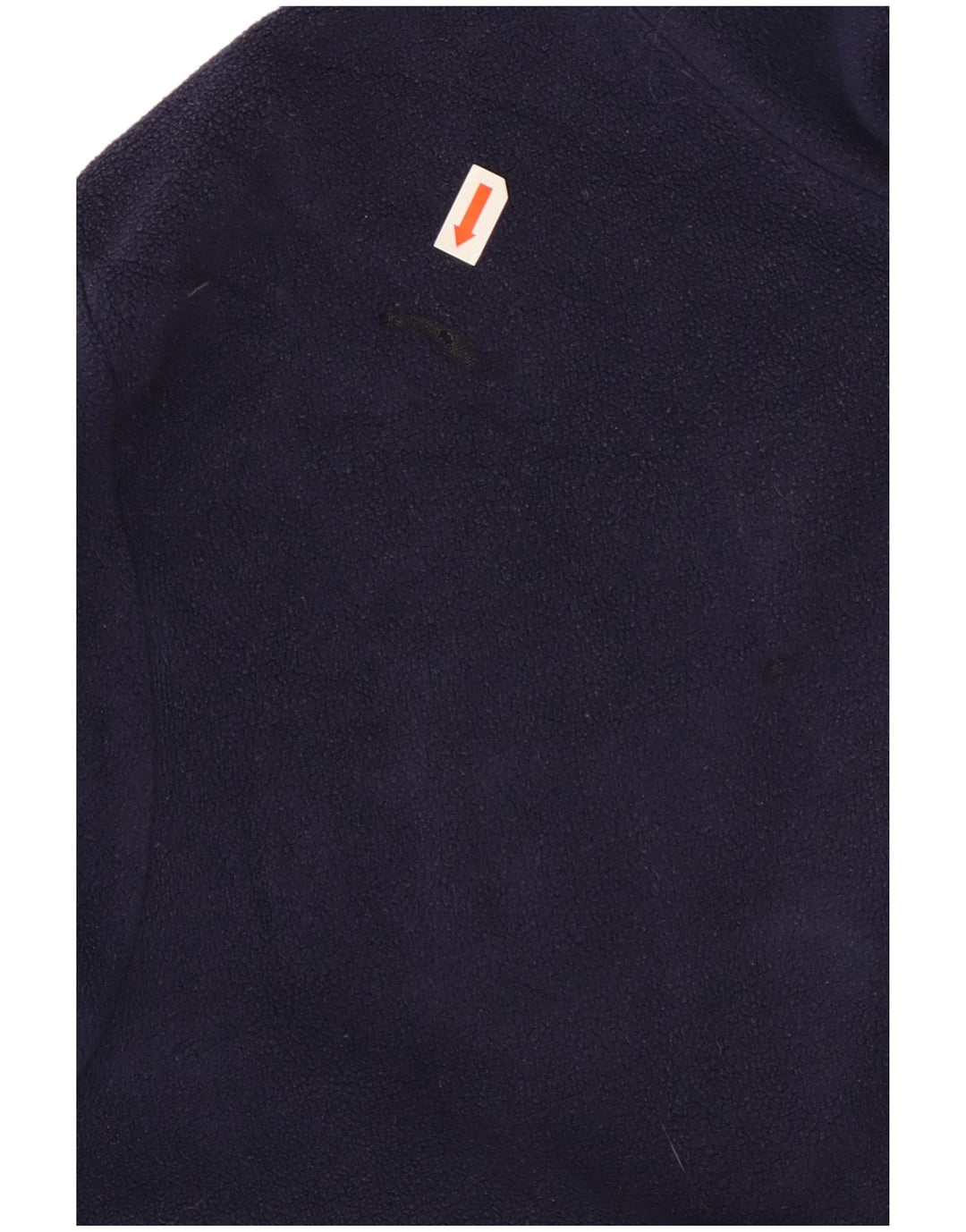 Kappa - Jersey de forro polar con cuello y cremallera para hombre, tamaño grande, poliéster azul marino